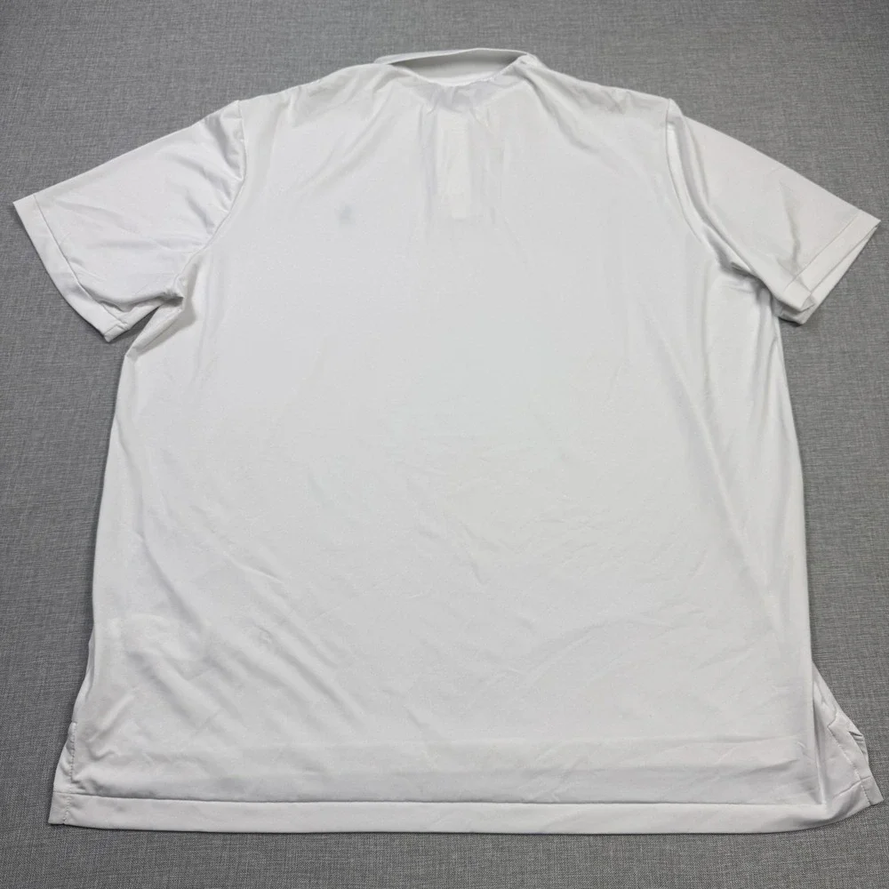 Polo Ralph Lauren Performance Golf Polo Shirt Mens Large White Polyester Spandex